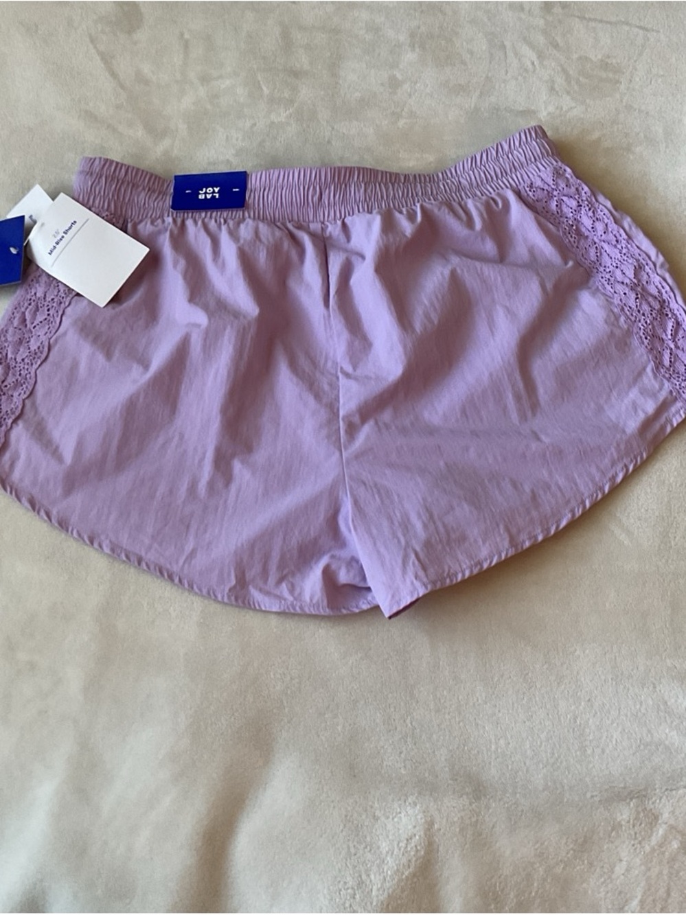 JoyLab Lavender Athletic Lounge Shorts - Picture 4 of 5